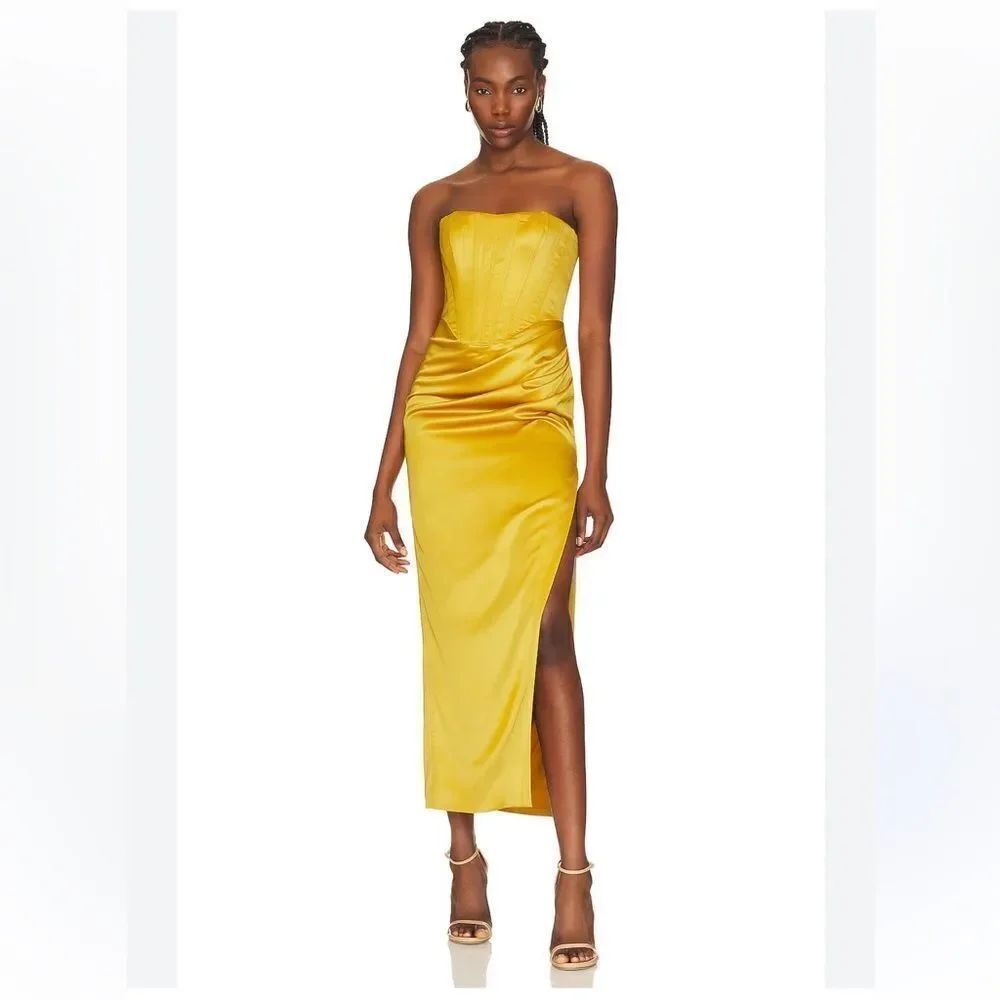 BARDOT EVERLASTING MID-LENGTH DRESS